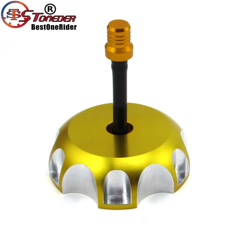 Каменщик CNC Золотой газовый топливный бак крышка Крышка для Suzuki LTR450 RMZ250 DRZ 400 400E