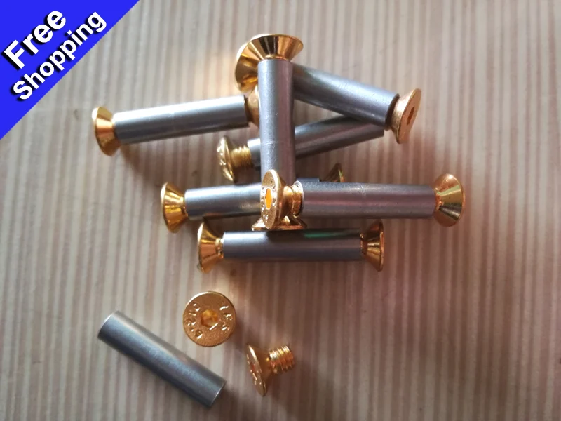 Винты с шестигранной головкой и ручкой для ножа размер 20x14 мм 5 цвет золото | Дом