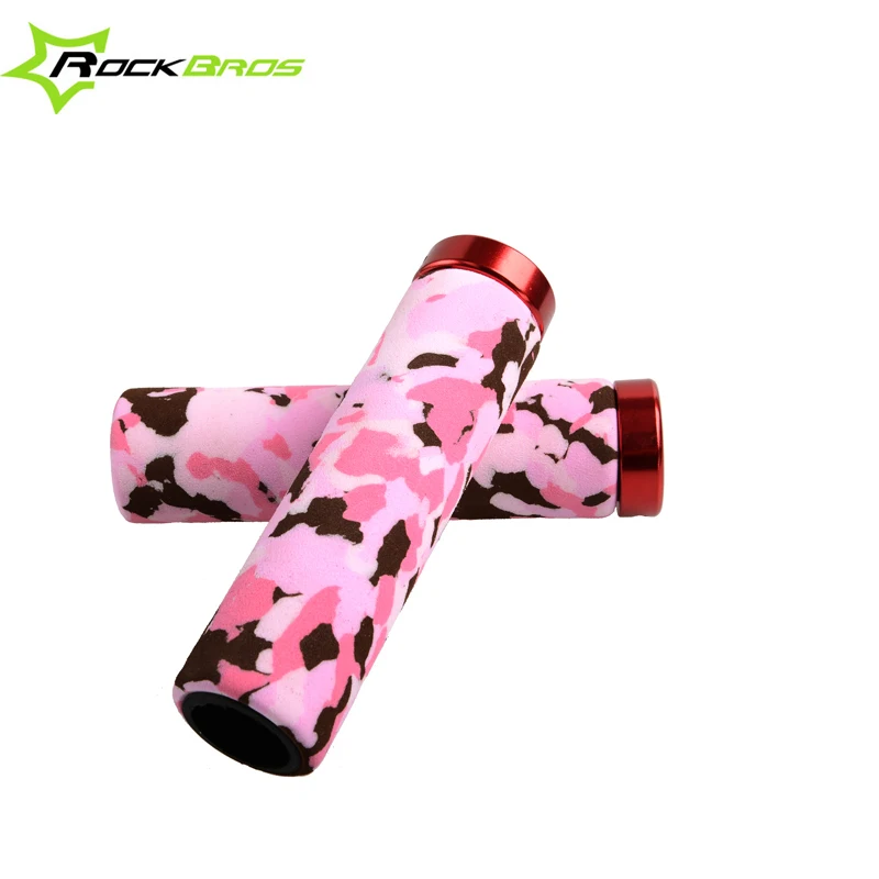 ROCKBROS Камуфляж Запираемый Handlegrips MTB ручки крышки Открытый Spors Велоспорт Ручки
