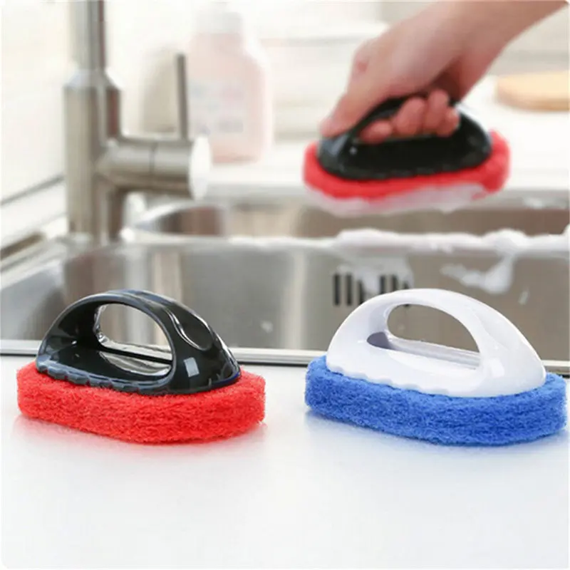 Большая ручка для ванной комнаты щетка чистки плитки толстая хлопковая раковина