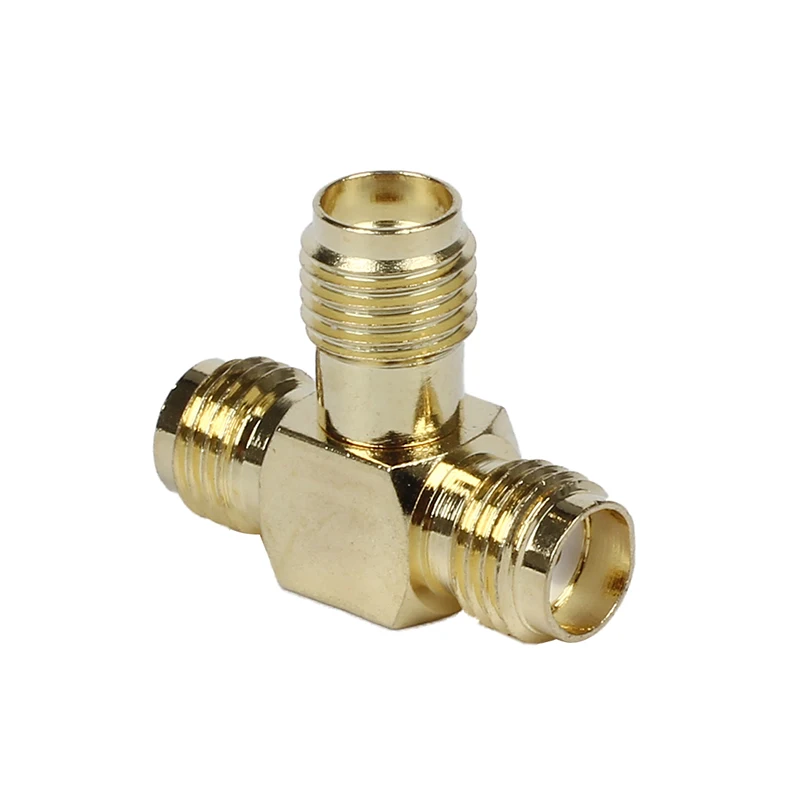 Гнездо SMA для двух разъемов Female Triple T RF Adapter Коннектор 3 way Splitter|Соединители| |