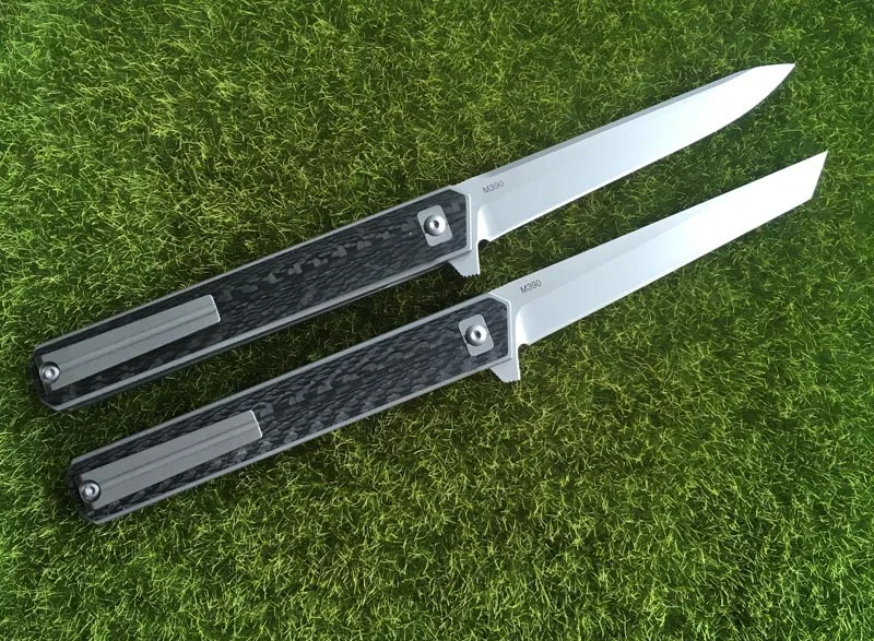 NIGHTHAWK пользовательский Quartermaster Qwaiken Флиппер складной нож M390 сталь титан CF ручка кемпинг открытый фрукты Ножи EDC инструмент