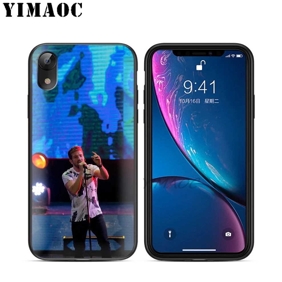YIMAOC Pablo Alboran Singer Soft TPU Black Silicone Case for iPhone X or 10 8 7 6 6S Plus 5 5S SE Xr Xs Max |