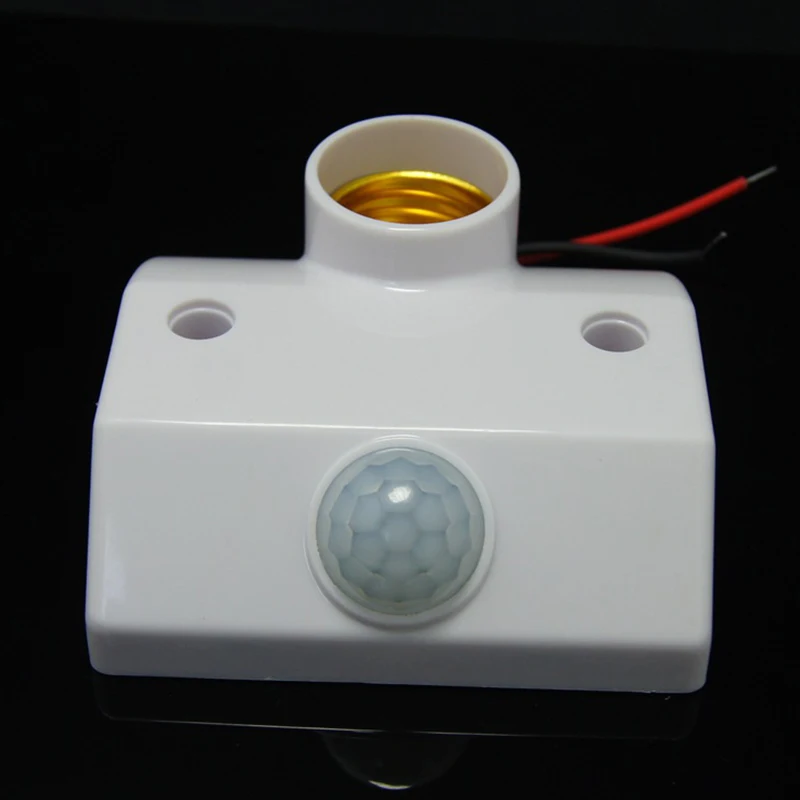 LumiParty E27 50/60 Гц инфракрасный датчик движения Автоматический держатель лампы