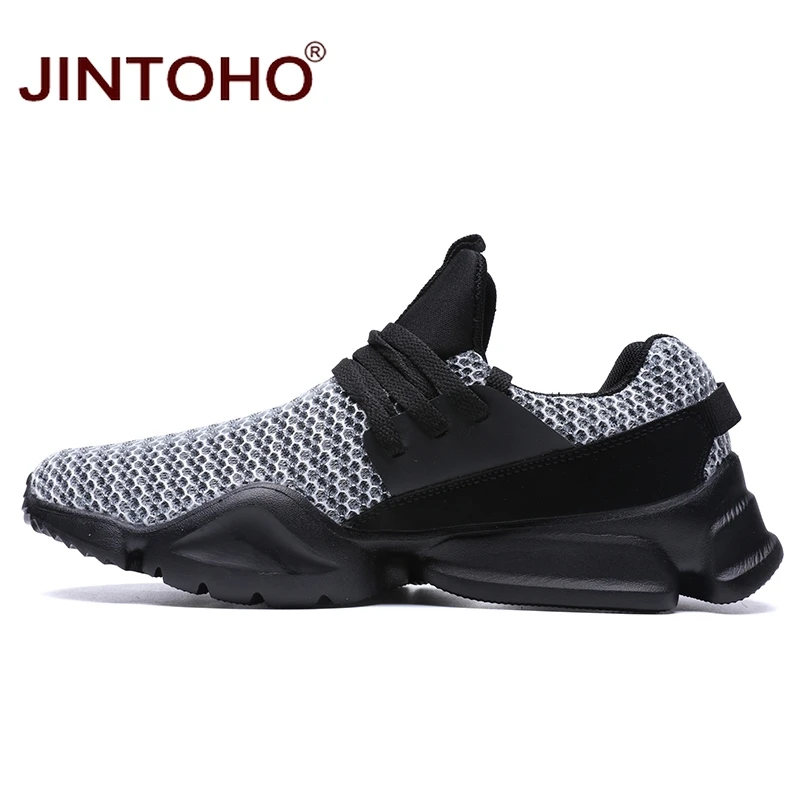Кроссовки JINTOHO мужские сетчатые Повседневная модная обувь Брендовые