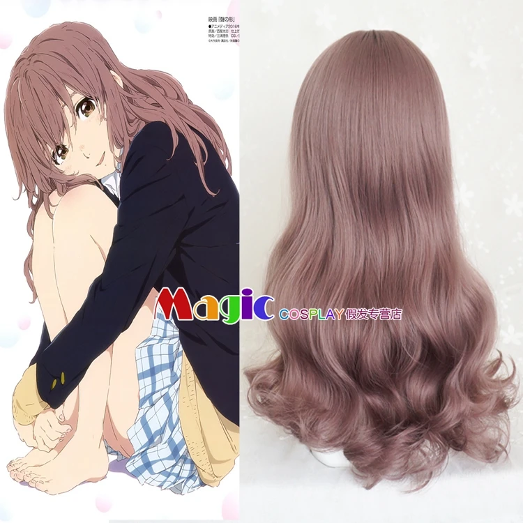 Парик для косплея из фильма тихий голос Nishimiya Shouko форма голоса Koe no Katachi длинные