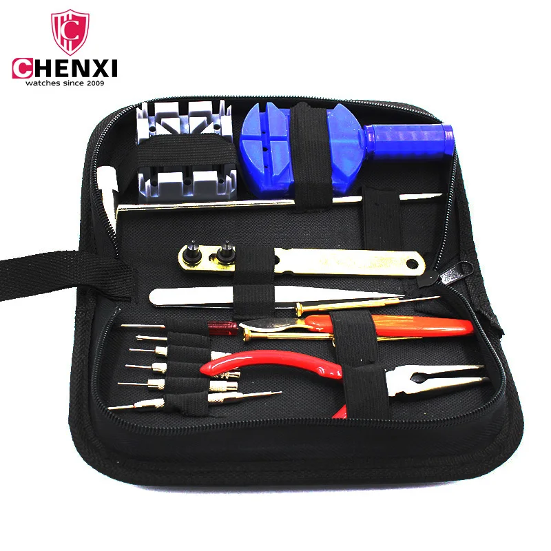 Набор инструментов для ремонта часов 16 шт. открывалка корпуса отвертка снятия