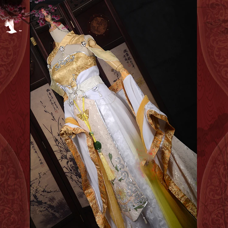 Kang Jin Long Limited, комплект из 2 предметов, серия «Чудо Никки», костюм принцессы, Hanfu, костюм для сцены или костюмированной вечеринки, Женский костюм для косплея, Hanfu