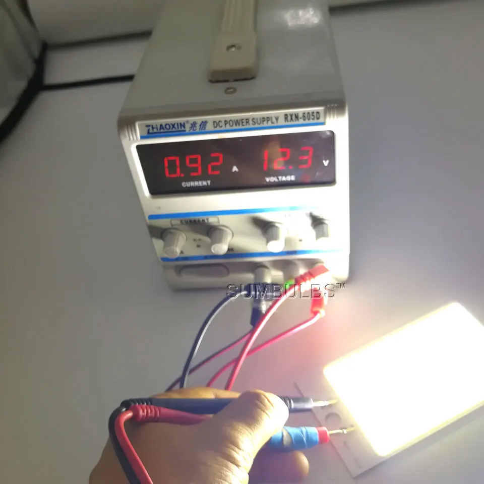 Sumbulbs 120*65 мм прямоугольные флип чипы COB источник света 30 Вт Светодиодная лампа чип