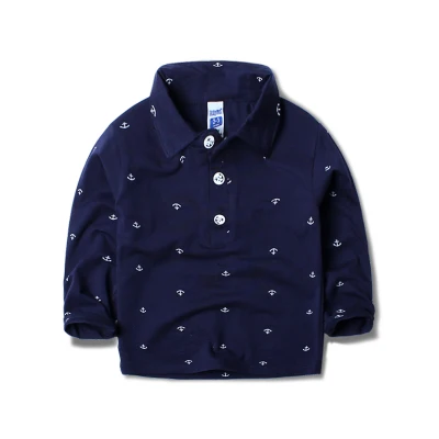 Детская одежда с длинными рукавами 100% хлопок футболка для мальчиков новый дизайн