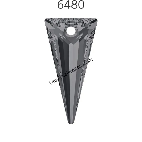 1 шт.) Кристалл от Swarovski 6480 подвеска-шип сделано в австрийском стиле свободные бусины Стразы для изготовления ювелирных изделий своими руками - Цвет: Crystal 001 SINI