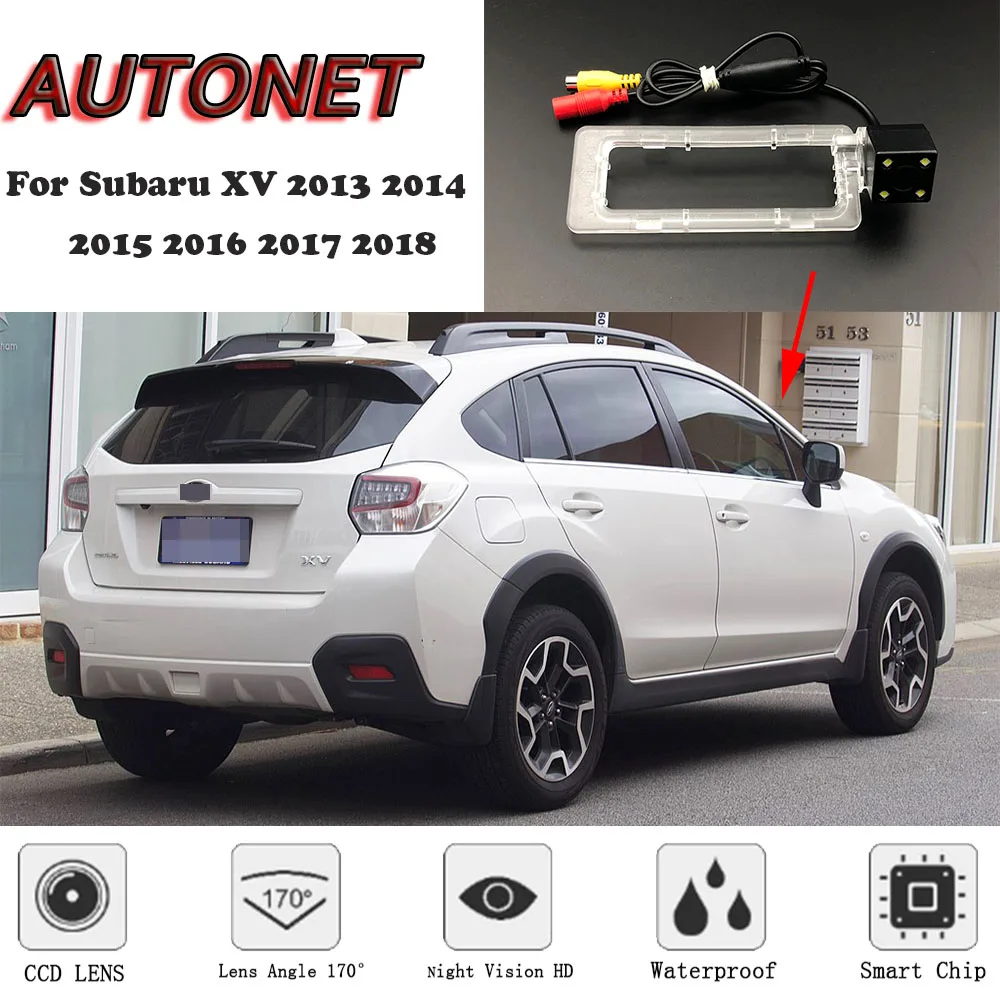 Автомобильная камера заднего вида с ночным видением для Subaru XV 2013 2014 2015 2016
