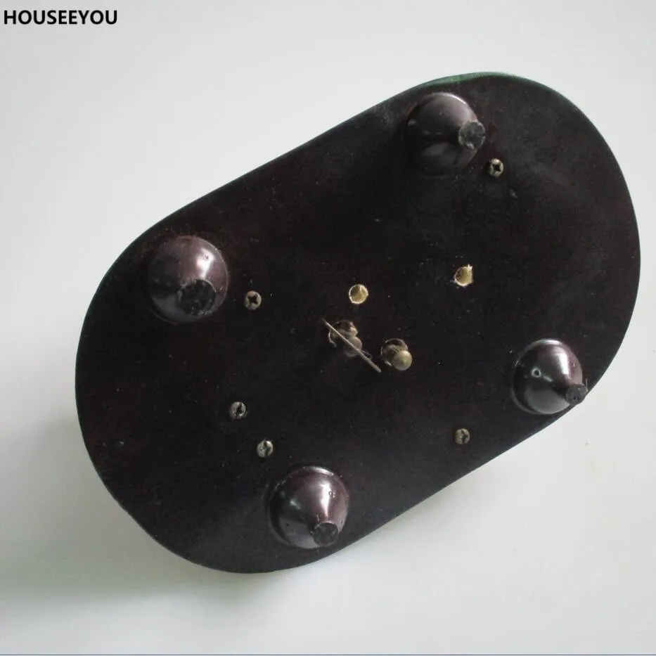 Бронзовые механические часы с деревянной подставкой рамка механический часовой