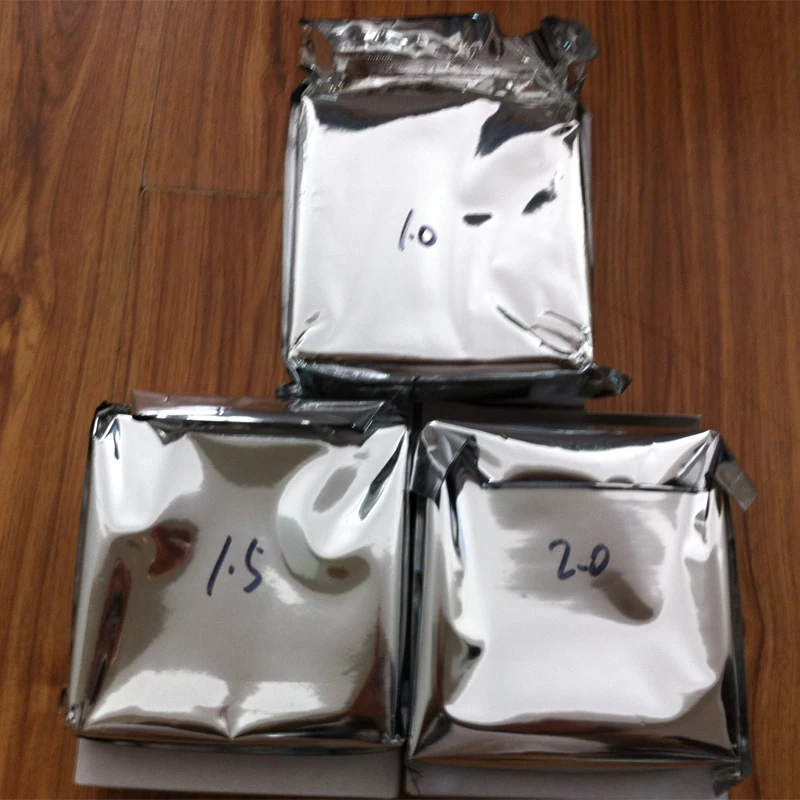 

2 Bags 127*127*1.0/1.5/1.5mm Hard & Soft Dental Plastic Thermoplastic Forming Material for Orthodontic Aligners or Beauty White