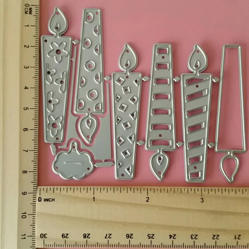 ForeWan набор свечей граница металла стали резки штампы для DIY Скрапбукинг ремесла