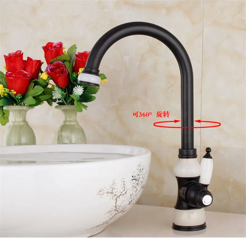 Бесплатная доставка латунный кухонный кран torneira cozinha с мраморным