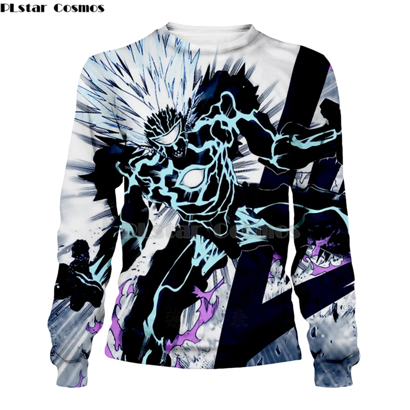 PLstar Cosmos новинка 2019 японское аниме One Punch man Saitama Oppai 3d толстовки с капюшоном длинным
