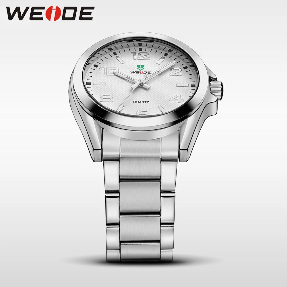 WEIDE Бизнес Кварцевые Спортивные Наручные Часы повседневные настоящие