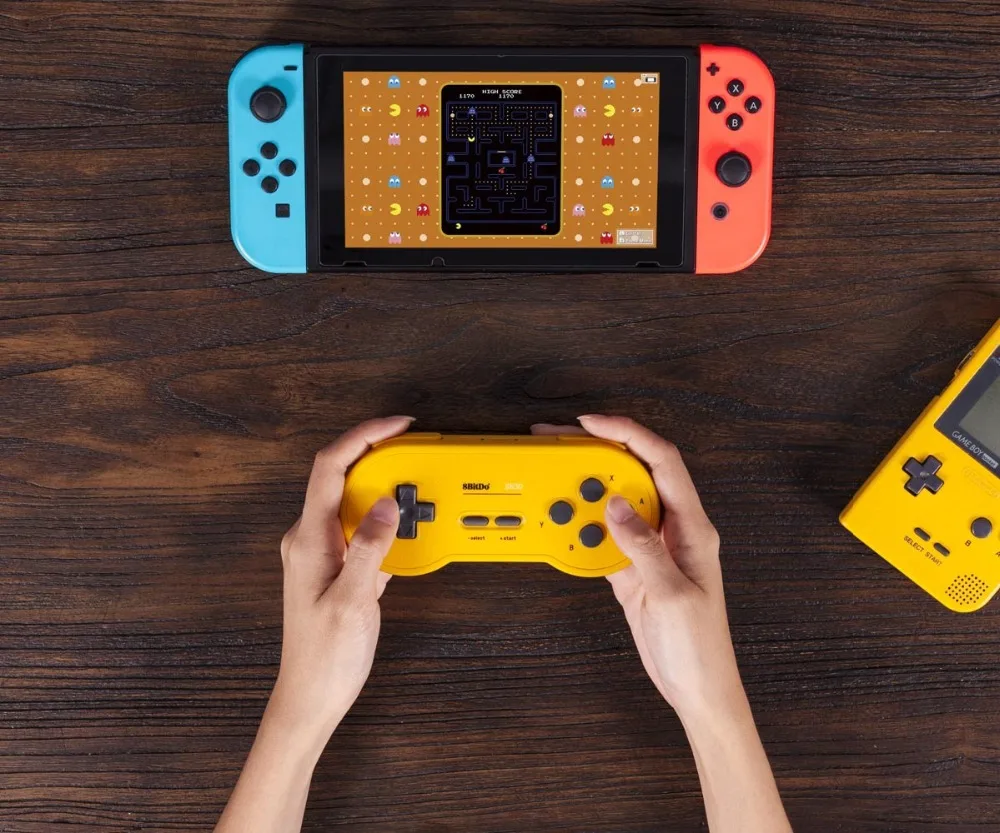 Винтажный беспроводной контроллер 8bitdo SN30 Bluetooth геймпад джойстик для консоли Nintendo