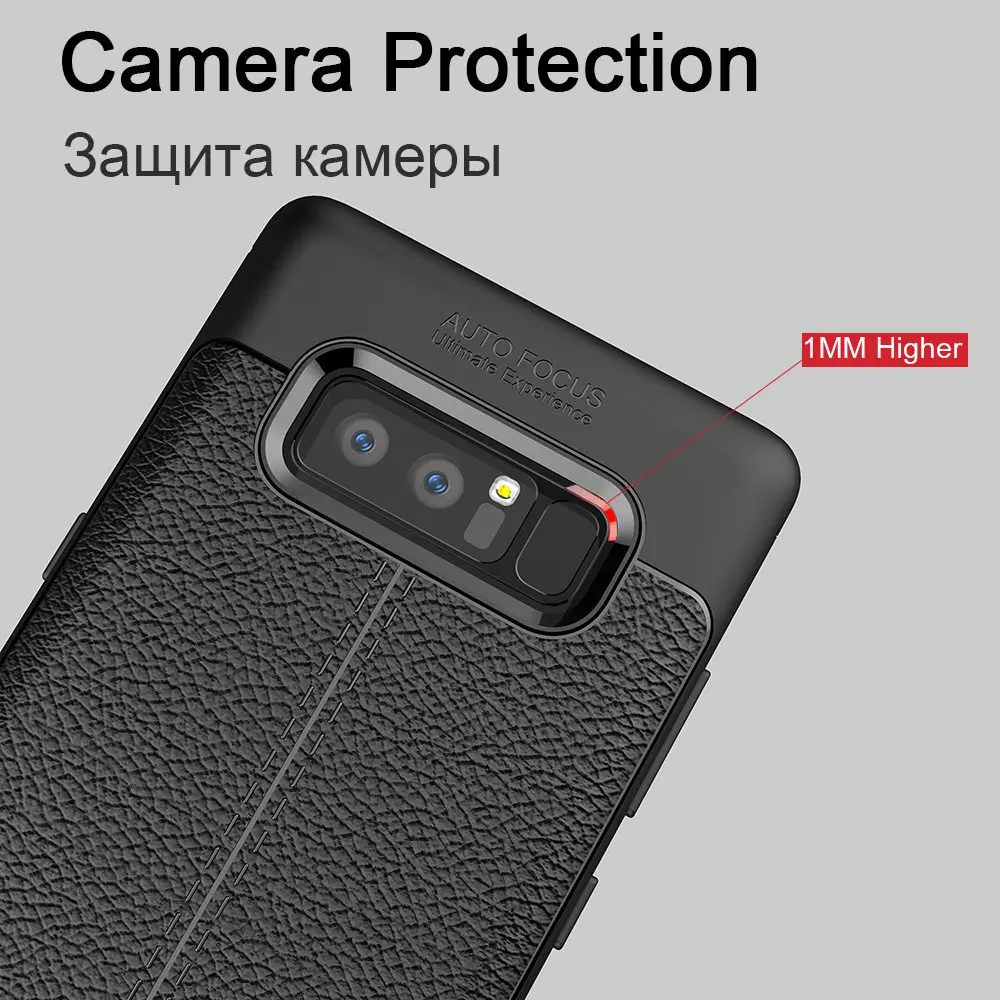 Карбоновый чехол для samsung Galaxy Note 8 9 S8 плюс Чехол кожаный TPU мягкий S7 край A3 A5 A7 2017 J5 J7