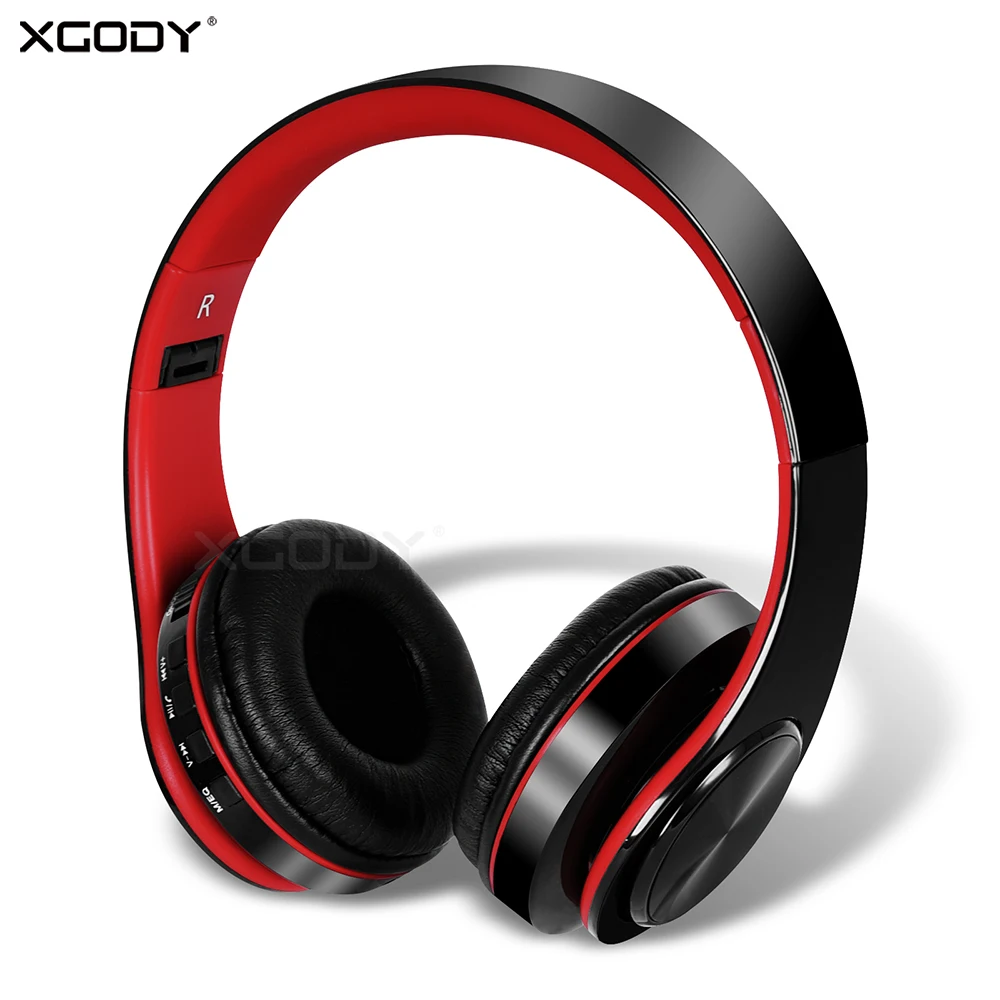 XGODY B3 Bluetooth наушники Шум отмена стерео Беспроводной Over Ear гарнитуры С микрофоном