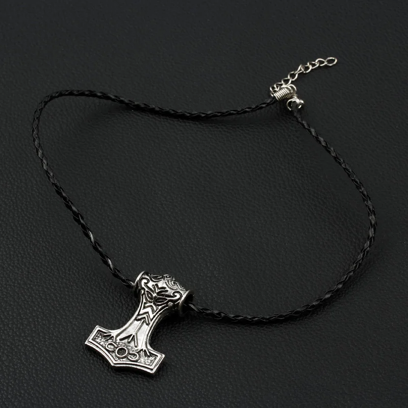 Прямая поставка 1 шт. неоготическое Норвежское ожерелье с якорем Mjolnir