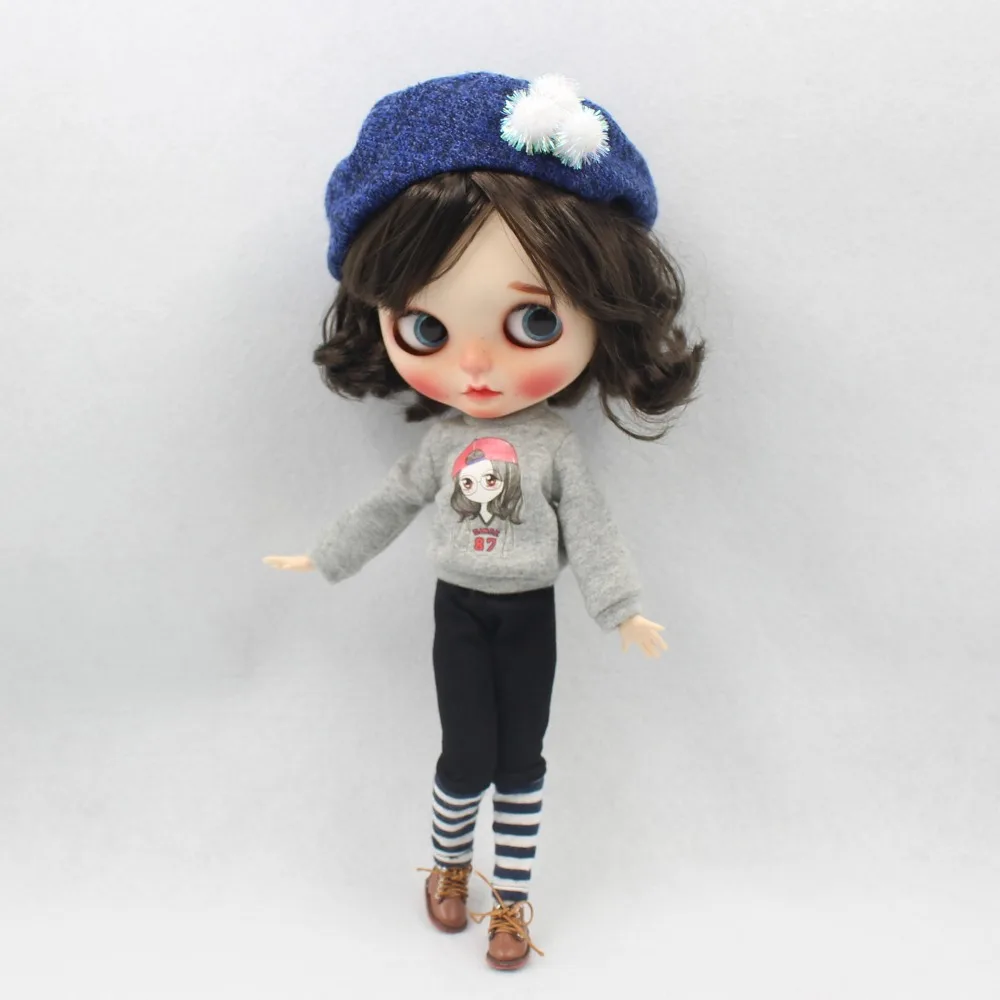 Ледяная кукла DBS Blyth игрушка наряд ледяной licca модный костюм одежда с шляпой и