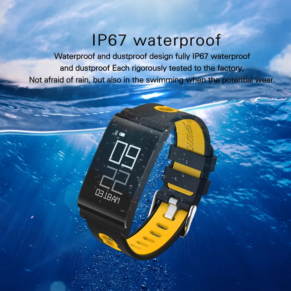 N109 Bluetooth Смарт браслет шагомер Фитнес измеритель артериального Давление