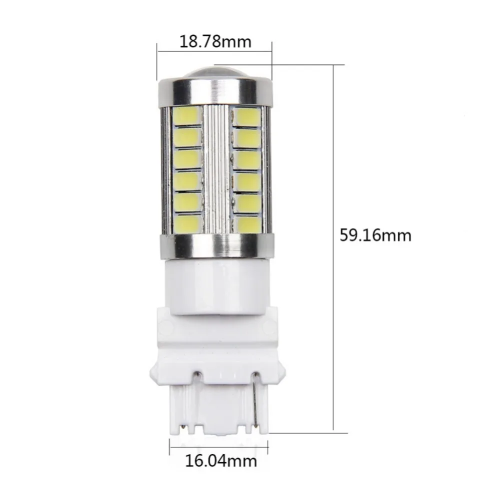 ONEWELL 2 шт. автомобиль H8 H11 светодиодный 9005 9006 T20 33SMD светодиодный противотуманный фонарь для бега Светильник лампы поворот Парковка лампы DC12V