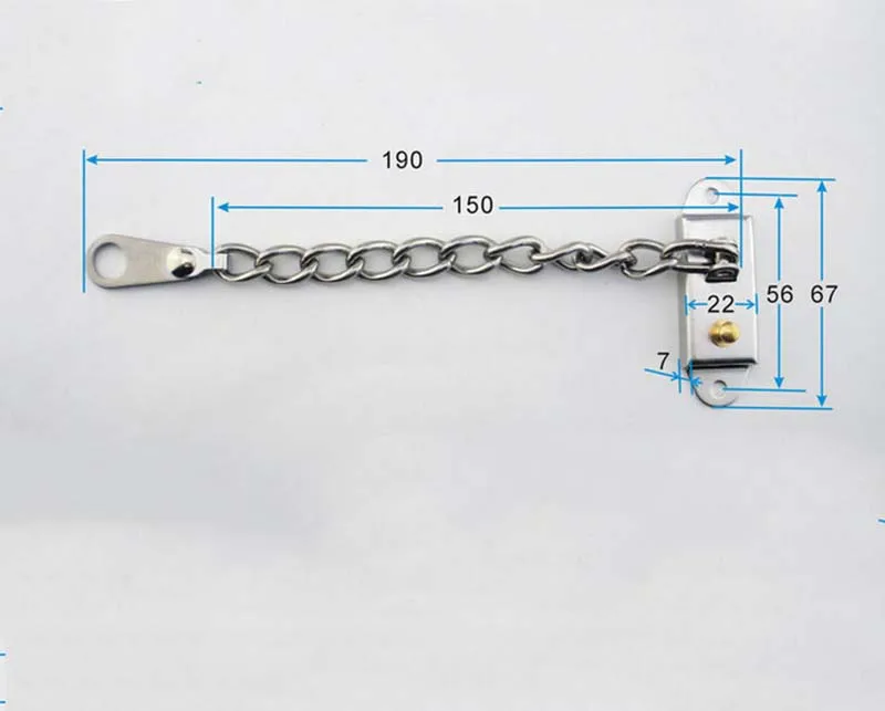 Блокируемый дверной замок с замком и цепью для безопасности детей KF712|lock door|door