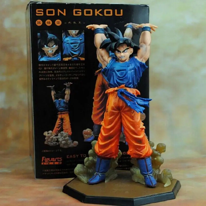 Dragon Ball Z Goku фигурки аниме битва Genki Экшн Dama Bandai Son ПВХ Модель Детские игрушки