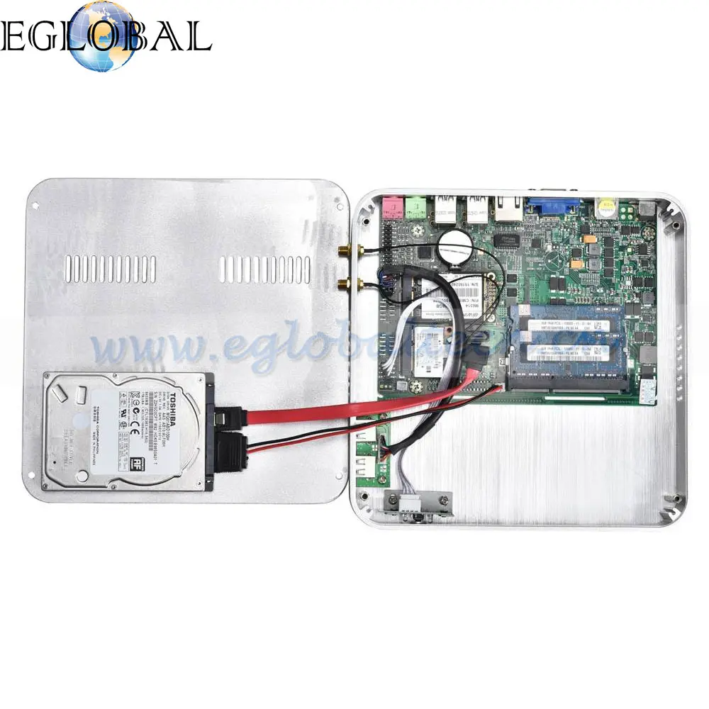 Процессор Intel broadwell Core i5 5200U безвентиляторный мини ПК Linux Windows 10 Max 2 7 GHz графика Iris 5500