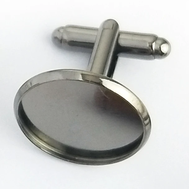 Black Gun Plated BoYuTe 10 шт. Кабошон База заготовки-Запонки лоток ободок Diy ручной работы мужские запонки ювелирные изделия аксессуары - Цвет: Black Gun Plated