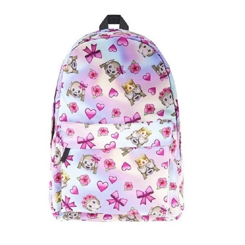 Единорог pattern школьная сумка модный розовый рюкзак Для женщин нейлоновый conjunto