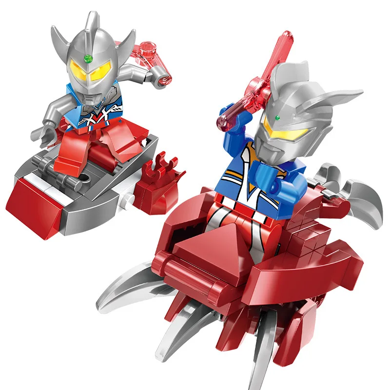 M78 Горячие Legoings Супер Герои ультра 8 в 1 Робот Монстр гигантский Spark Lence Tiga Ultraman