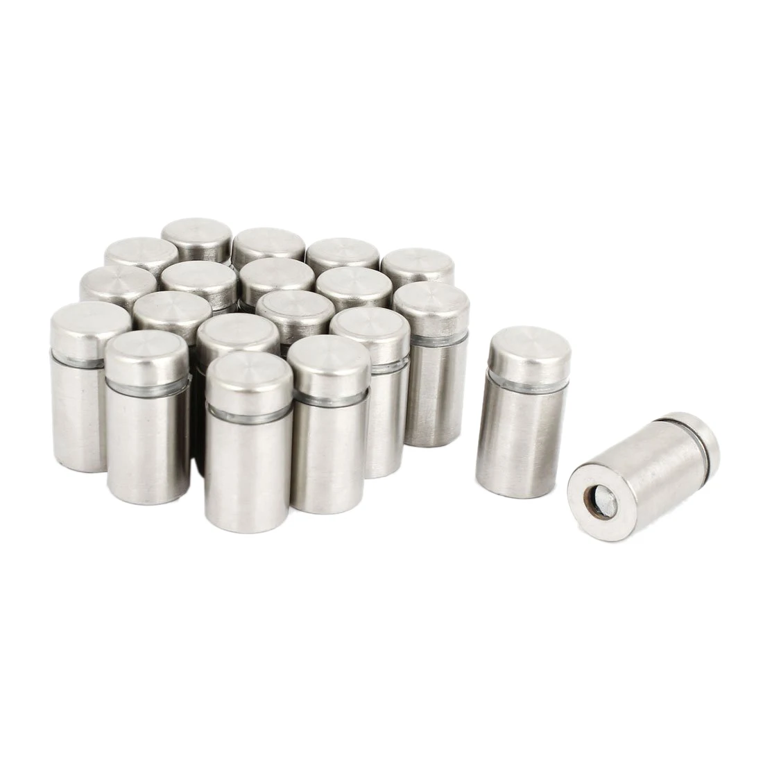 Горячая 20 шт рекламные гвозди стеклянные стены разъем противостояние 12 мм x 25 |