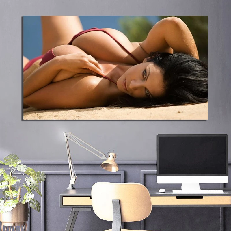 043 плакат Denise Milani чешский гламур Модель 38x24|glamour model|denise milanimodel poster |