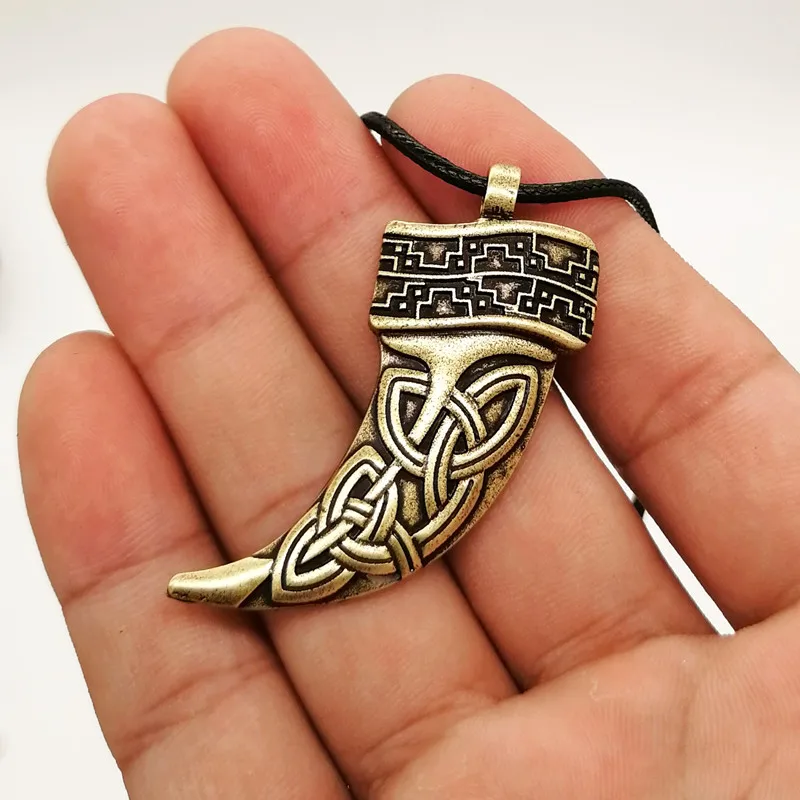 Celtics Коготь медведя кулон Neclace Viking Talisman Knot Wicca языческие украшения | Украшения и