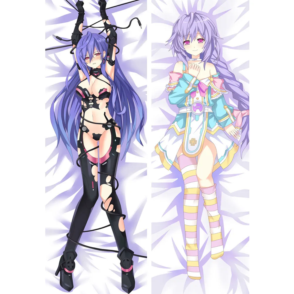 Аниме JK игра Hyperdimension Neptunia Ирис сердце Dakimakura наволочки для подушек обнимает наволочка кровать Косплей Костюм домашний декор - Цвет: 35x100cm Peach Skin