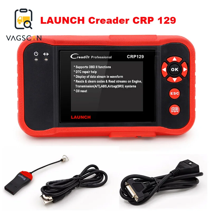 Диагностический сканер Launch Creader CRP 129 онлайн CRP129|Инструменты сканирования подушек