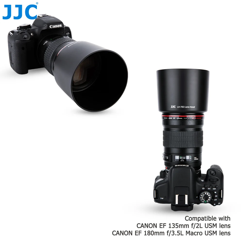 JJC LH-78II № Камера DSLR Аксессуары бленда для Canon EF 135 мм f/2L USM/EF 180 f/3.5L Macro USM |