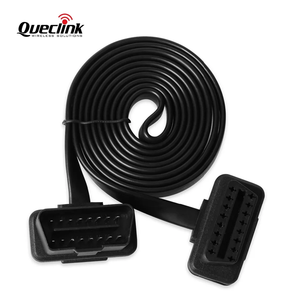 

Кабель-удлинитель Queclink OBD для GV500 GV500VC коннектора OBD Удлинительный кабель 16 PIN папа к женскому OBDII Удлинительный кабель