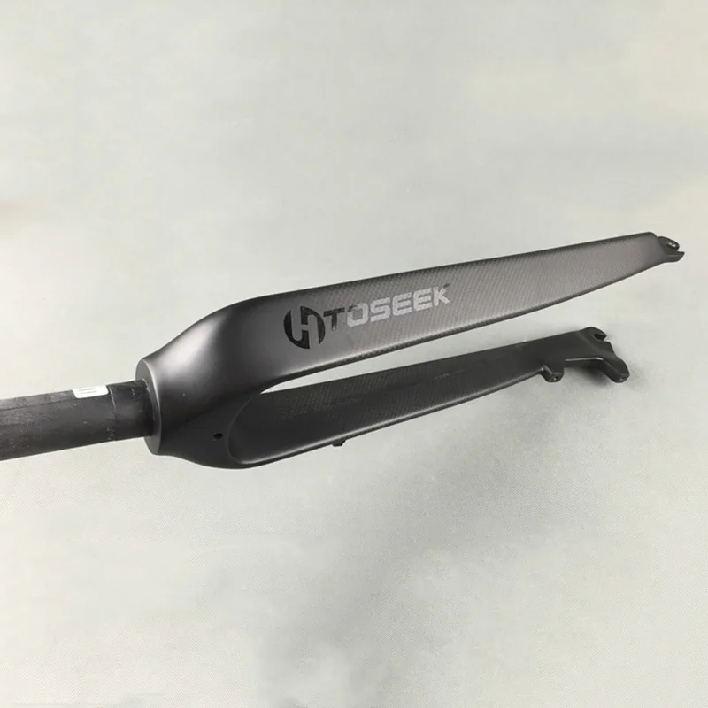 TOSEEK полный углеродное волокно горный велосипед вилка Велосипедная тормозной