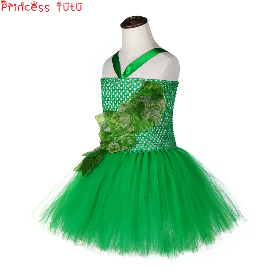 [Принцесса пачка] Зеленый яд костюм с узором плюща платье День Святого Патрика St.