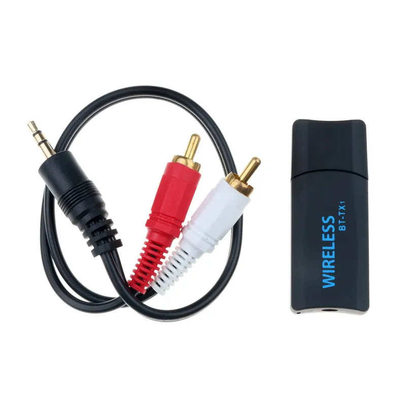 Bluetooth 4 2 автомобильный комплект передатчик стерео аудио беспроводной USB адаптер