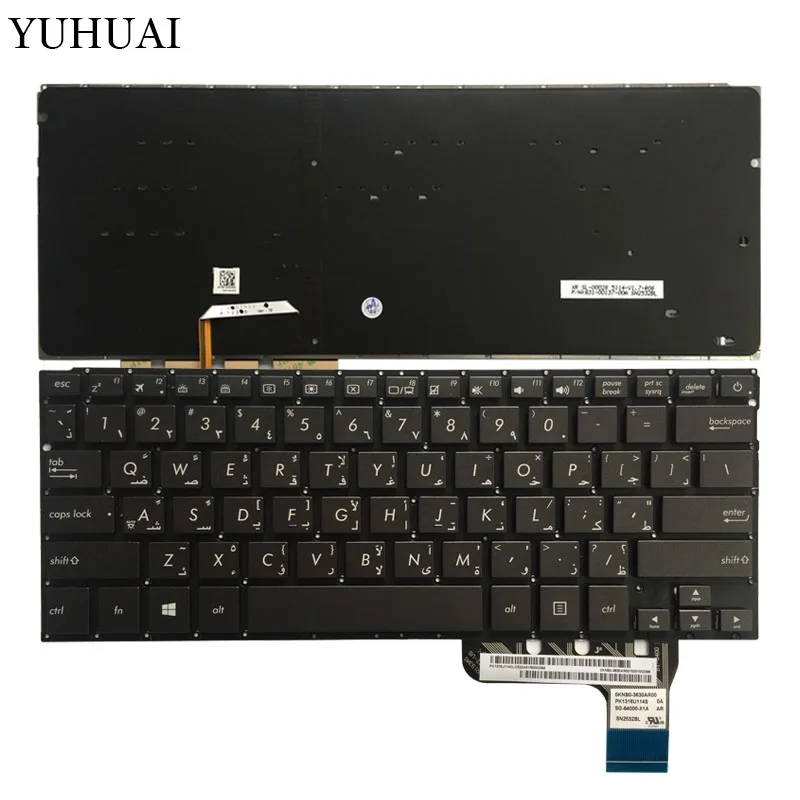 

Arabic/Bulgarian/Korean Laptop Backlit Keyboard For ASUS Zenbook U303 U303LB U303LN U303UA U303UB UX303L UX303 U303L UX303LN