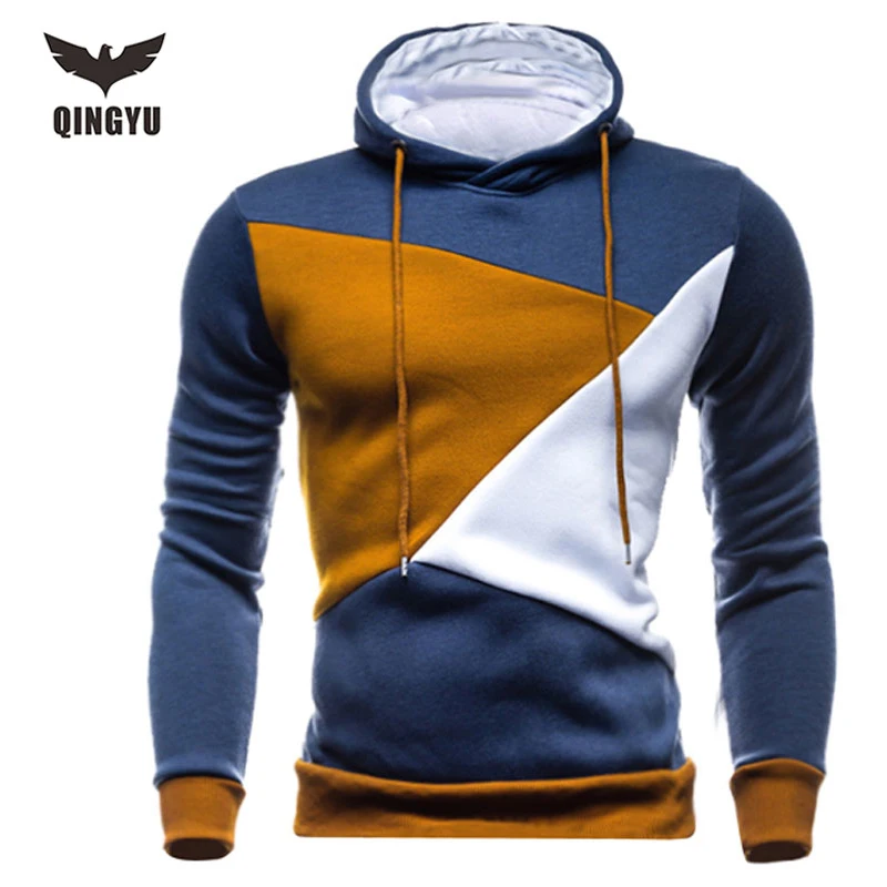 2016 Толстовки Мужчин Sudaderas Hombre Хип-Хоп Мужской Бренд Хитом Цвет Сшивание Капюшоном