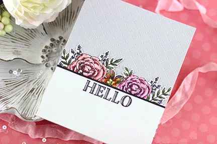 Цветы Happy Love прозрачные штампы для скрапбукинга DIY/фотоальбом резки