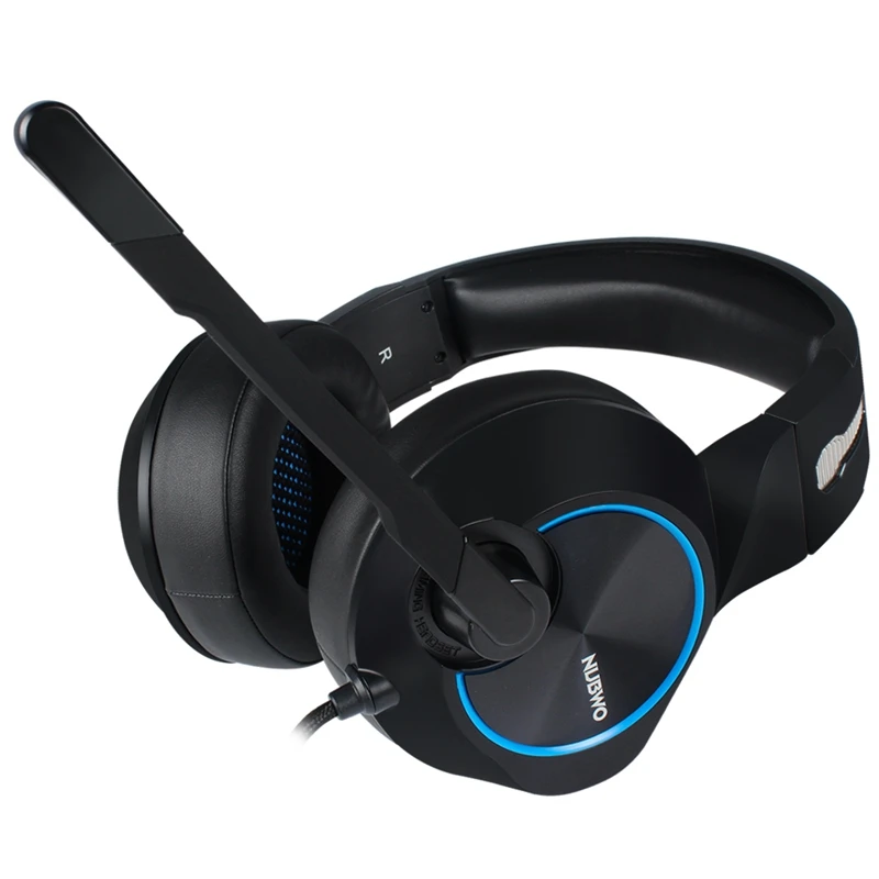 N11 PC Gamer игровая гарнитура проводные USB наушники с микрофонами светодиодная