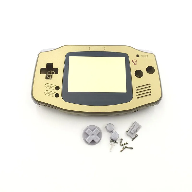 Чехол для Nintendo Gameboy Advance GBA с золотым пластиковым корпусом|Чехлы| |